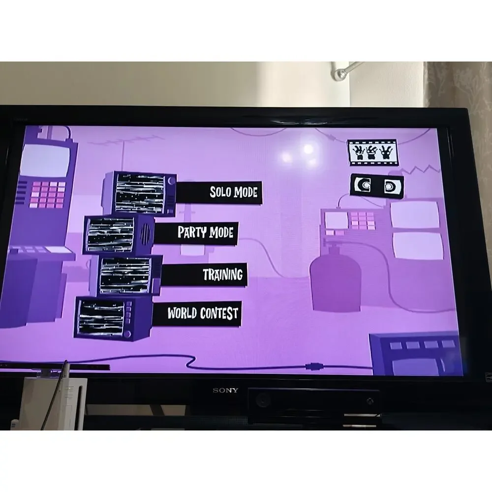 Rayman Raving Rabbids TV Party Nintendo Wii CIB Manual